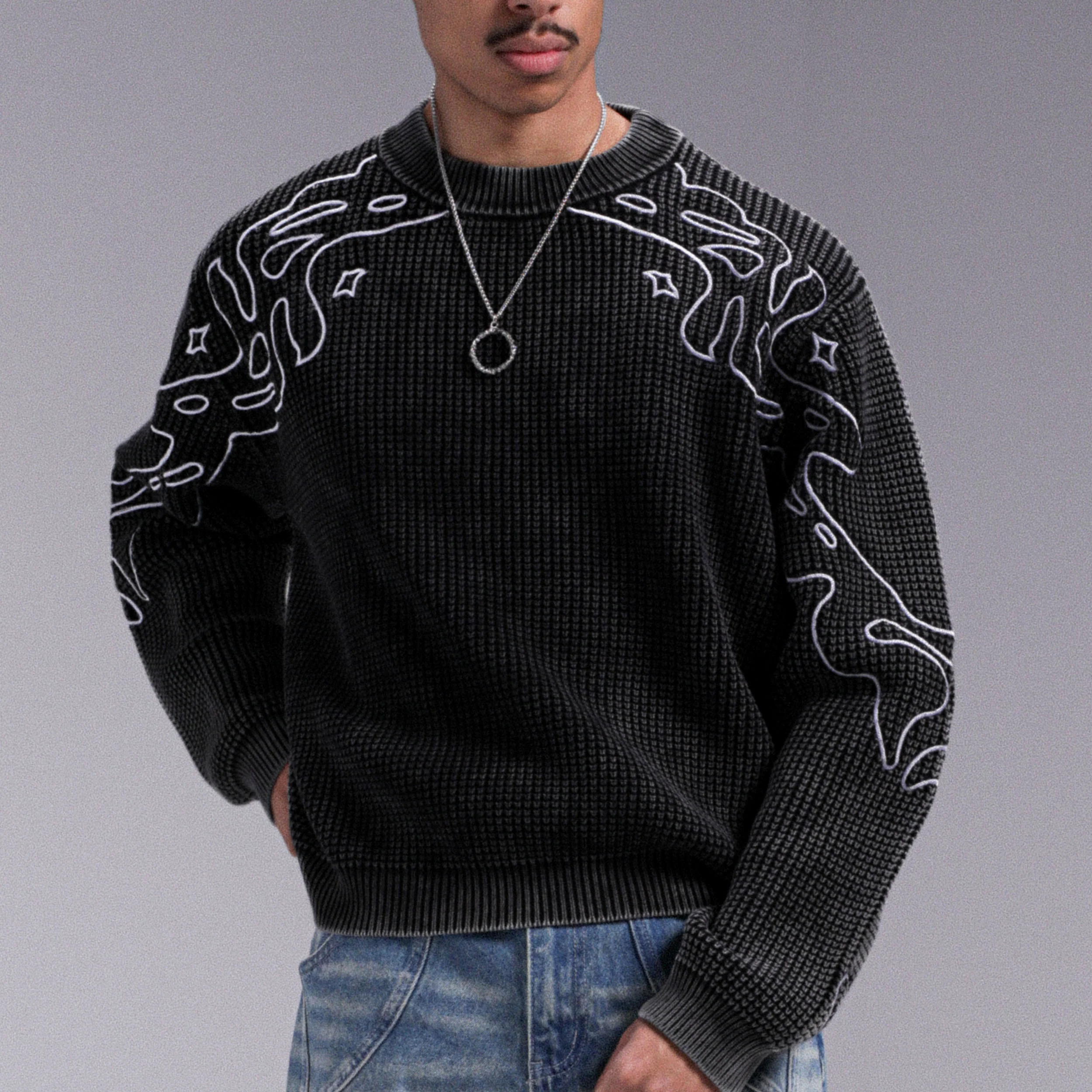 KNIT "ABYSSAL" - Noir - Image 5