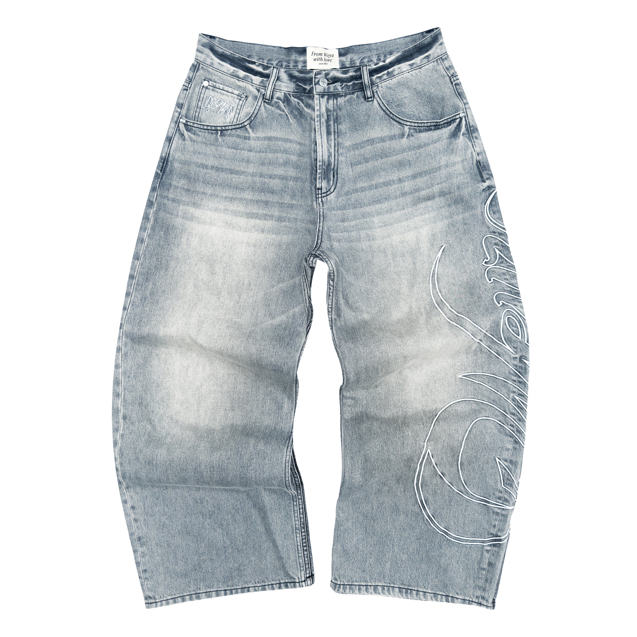 Pantalon Denim "HERITAGE" - Bleu délavé