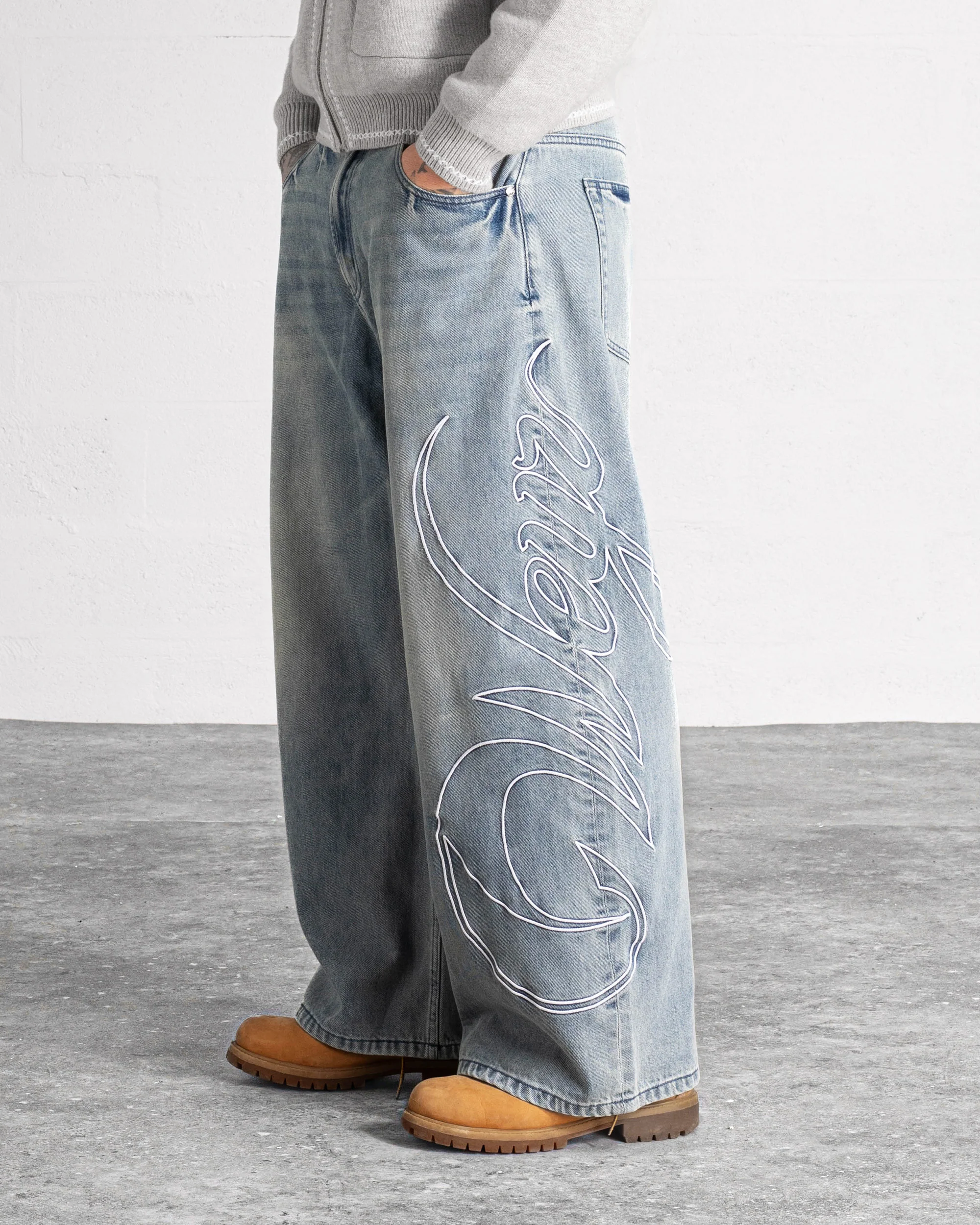 Pantalon Denim "HERITAGE" - Bleu délavé - Image 2
