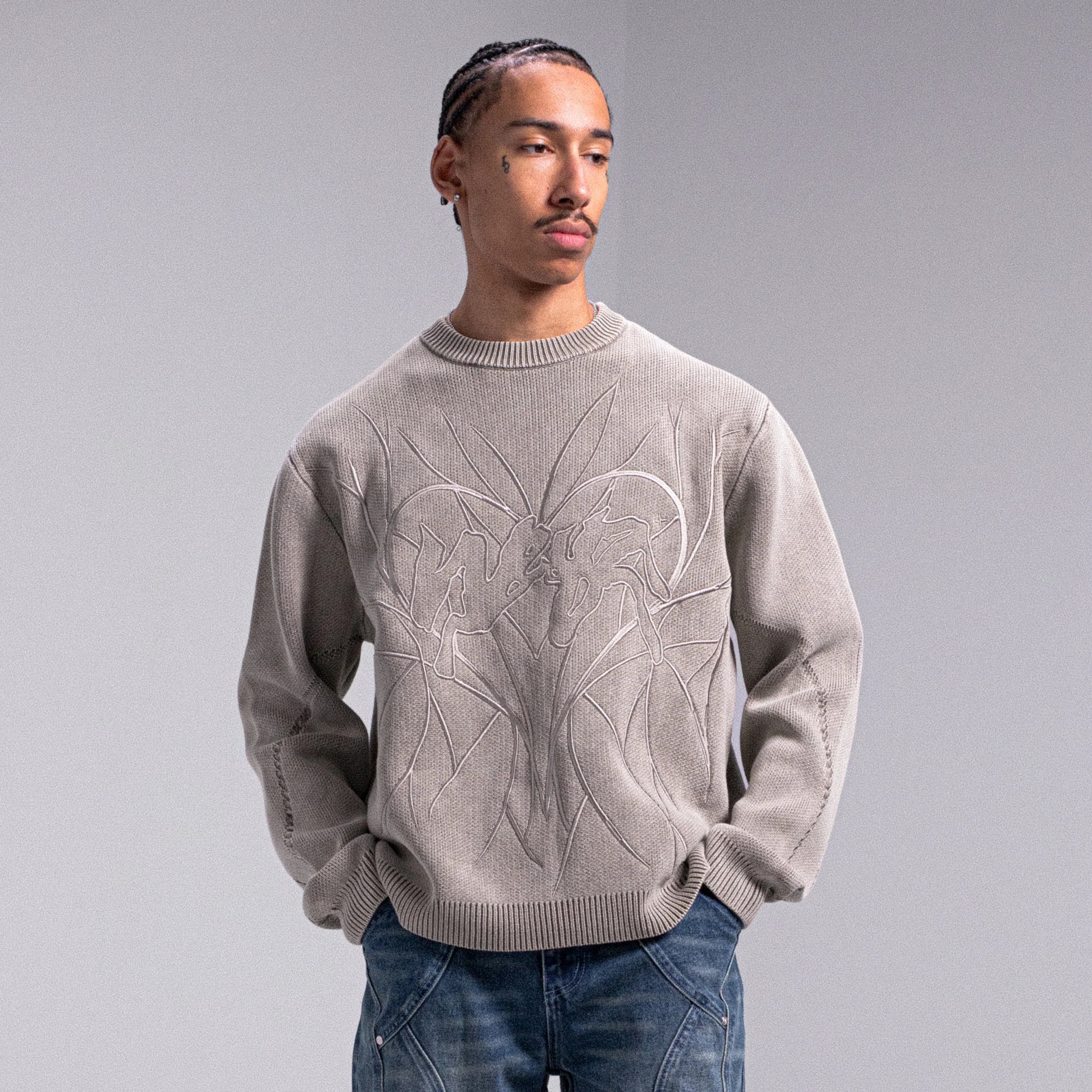 KNIT "HEART" - Beige - Image 3